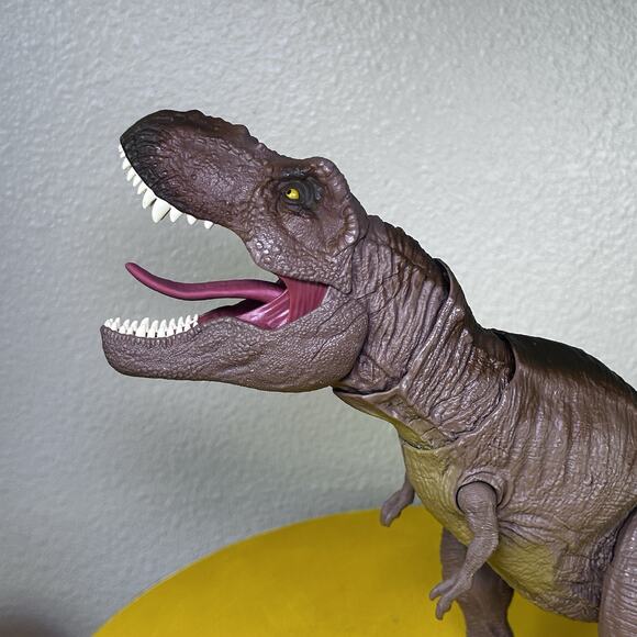 2020 Jurassic World Mattel Epic Roarin’ Mighty Mega Electronic Tyrannosaurus Rex - Picture 16 of 16